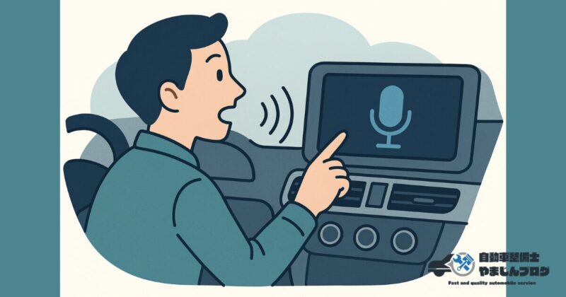 アンドロイドナビのメリット
音声認識機能で話しかけるだけで操作できる