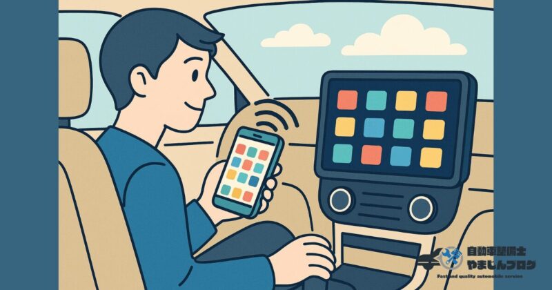 アンドロイドナビのメリット
普段使っているスマホ環境が車でも使える