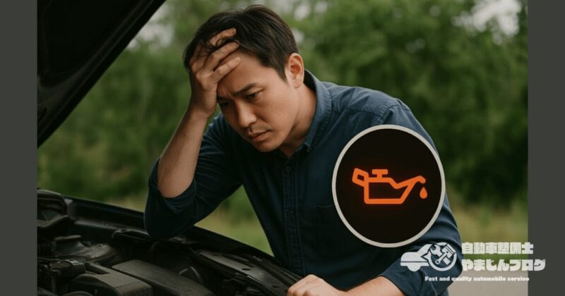 エンジンオイル不足