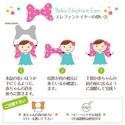 Baby Elephant Ears『ベビーエレファントイヤー』使い方