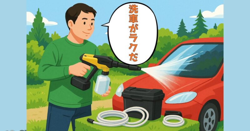 ケルヒャーOC 5 Handy CBで洗車をもっと手軽に
