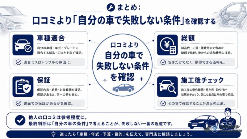 ナビ男くんに依頼する前に確認したい最終チェック項目