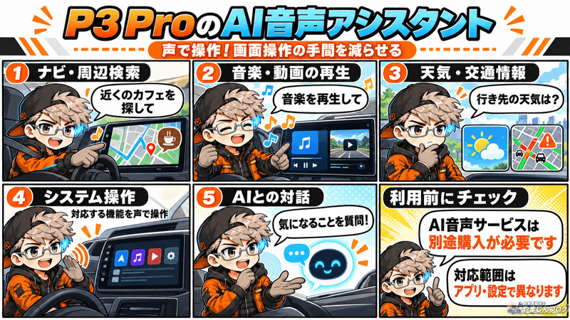 OTTOAIBOX P3 ProのAI音声アシスタントでできる5つの機能と利用条件