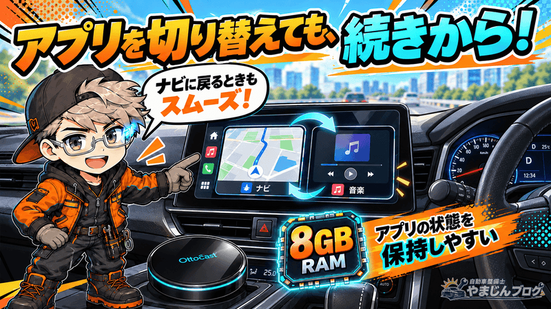 OTTOAIBOX P3 Proは8GB RAMによってアプリの切り替えもスムーズ